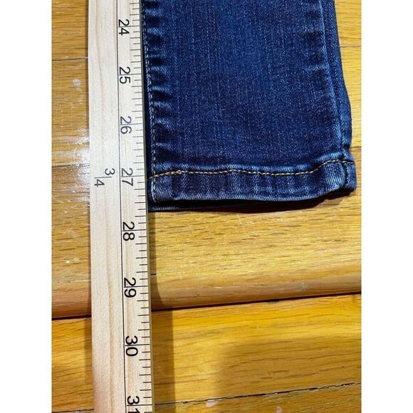 Ana Jeans Womens 2 Skinny Fit Blue Mid Rise Stretch Denim Minimalist Casual - Picture 6 of 8